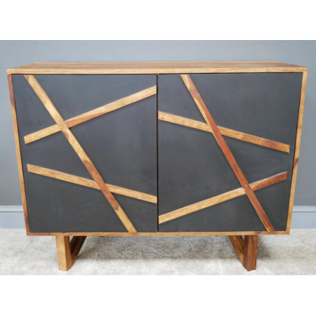Buffet Graphique en Bois de Sheesham