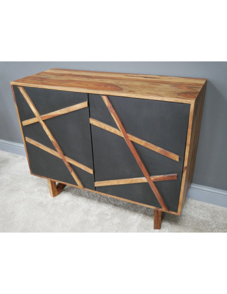 Buffet Graphique en Bois de Sheesham