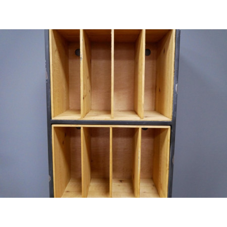 Bibliothèque Vinyles Vintage en Bois...