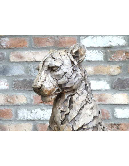 Statue Léopard Sculptural
