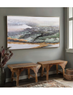 Table basse en teck naturel...