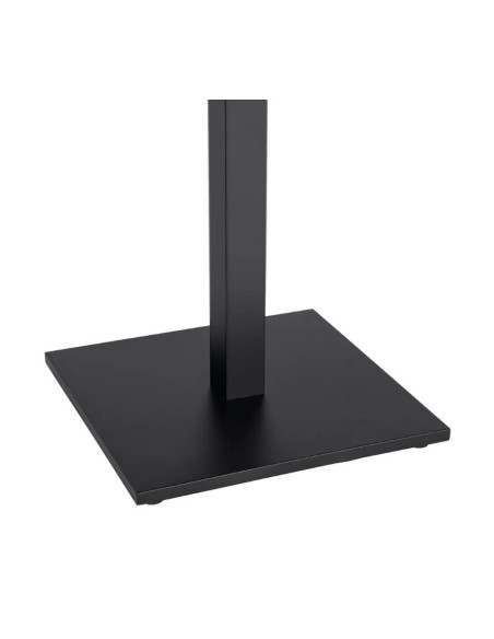 Table de restaurant Pierre fritée grise ou blanche 80 x 80 cm