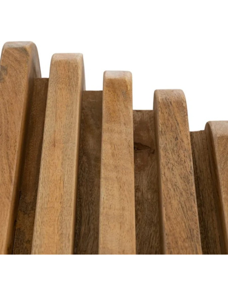 Table Basse Héli en Bois de Manguier avec Rangement