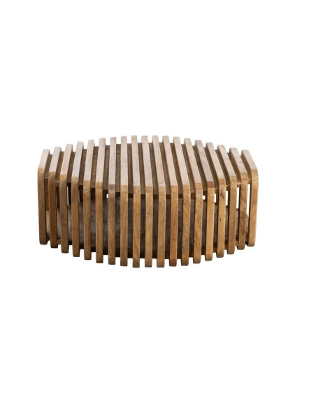 Table Basse Héli en Bois de Manguier avec Rangement