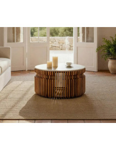 Table Basse Ronde Graphique...