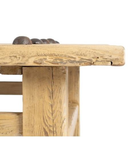 Table Basse Rectangulaire en Bois de Pin 173 cm