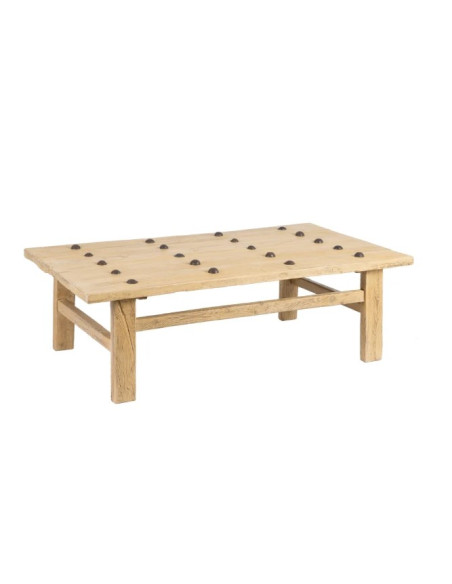 Table Basse Rectangulaire en Bois de Pin 173 cm
