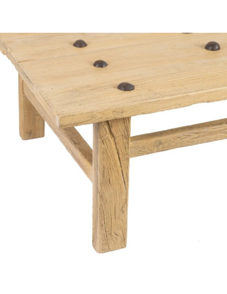 Table Basse Rectangulaire en Bois de Pin 173 cm
