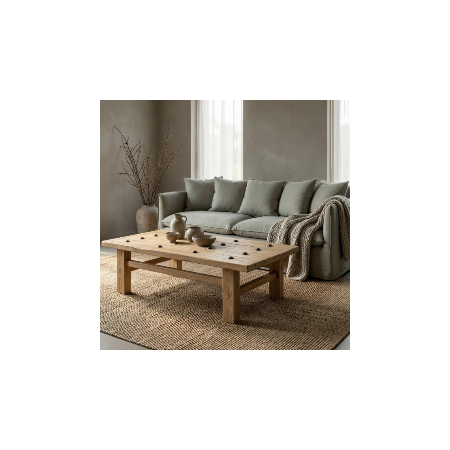 Table Basse Rectangulaire en Bois de...