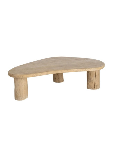 Table Basse Organique en Orme Recyclé 170 cm