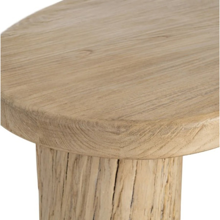 Table Basse Organique en Orme Recyclé...