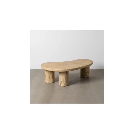 Table Basse Organique en Orme Recyclé...