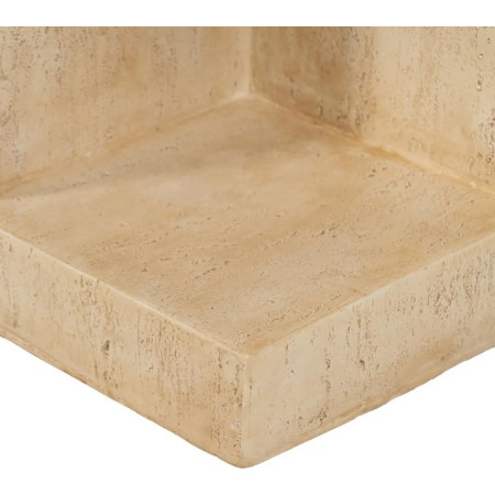 Table d'Appoint Effet Pierre Beige