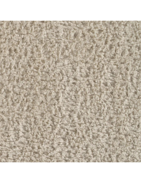 Pouf en Tissu Beige 45 cm