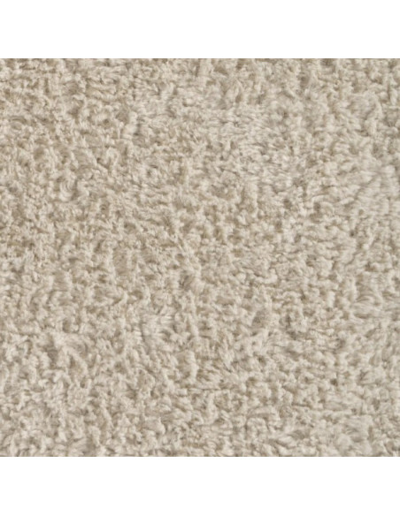 Pouf en Tissu Beige 51 cm