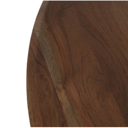 Table à manger ronde en bois d'acacia...