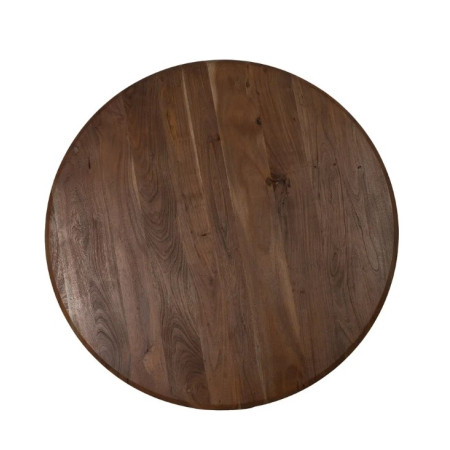 Table à manger ronde en bois d'acacia...