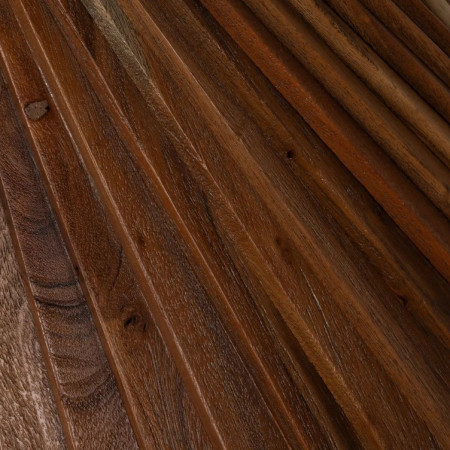 Table à manger ronde en bois d'acacia...