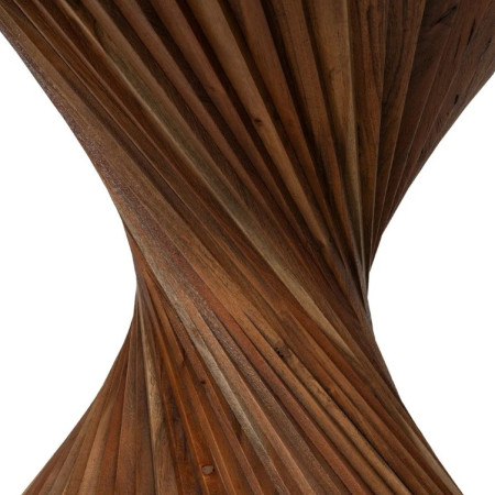 Table à manger ronde en bois d'acacia...