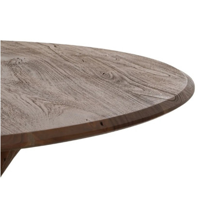 Table à manger ronde en bois d'acacia...