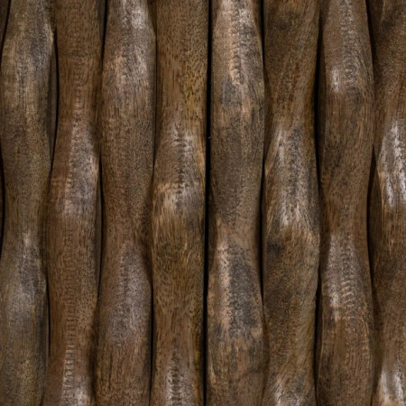 Table basse ronde en marbre et bois...