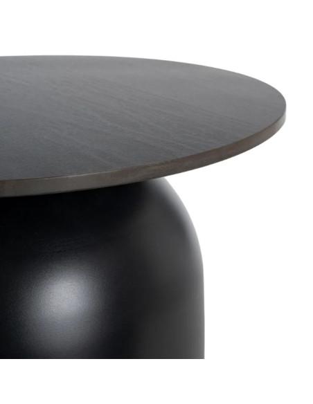 Ensemble de 3 tables basses en pierre frittée – Beige ou noir