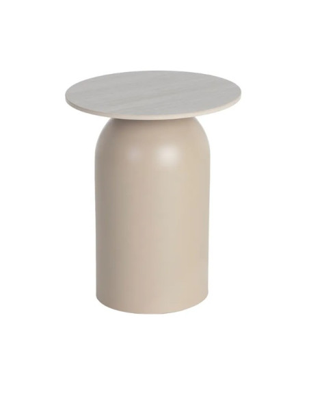 Ensemble de 3 tables basses en pierre frittée – Beige ou noir