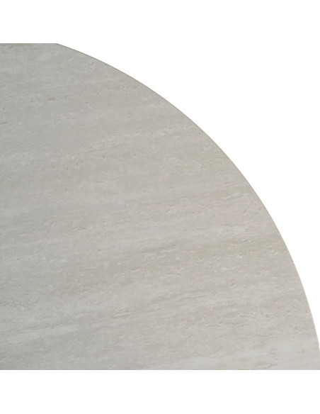 Ensemble de 3 tables basses en pierre frittée – Beige ou noir