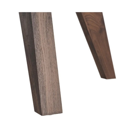 Table à manger ronde effet bois – 120 cm