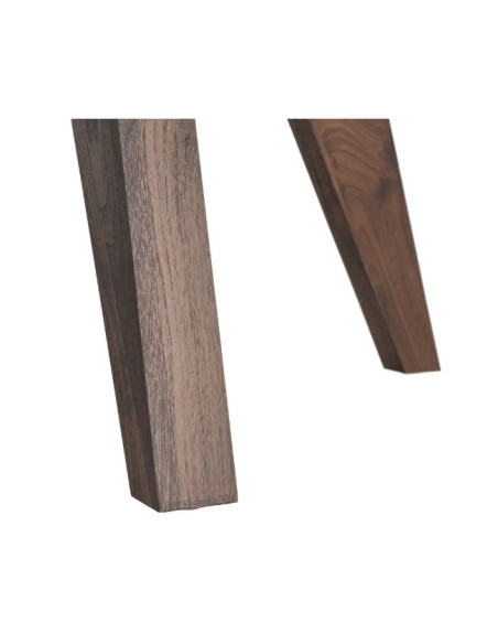 Table à manger ronde effet bois – 120 cm