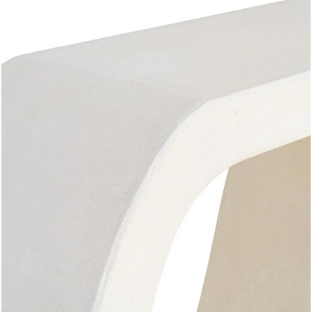 Console design blanche aux formes...
