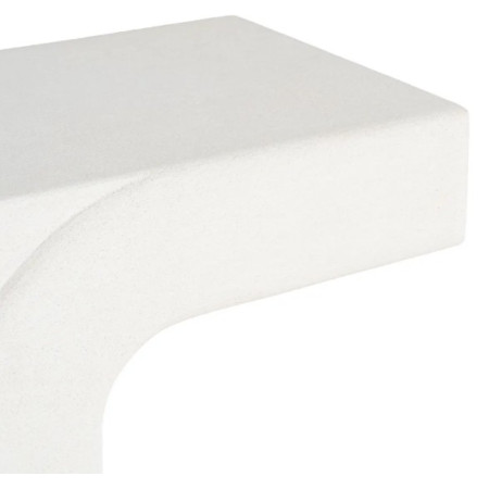Console design blanche aux formes...
