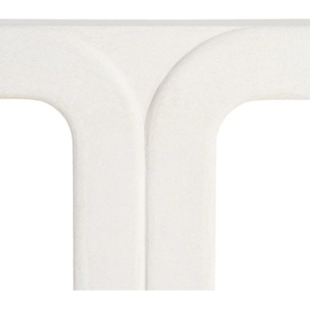 Console design blanche aux formes...