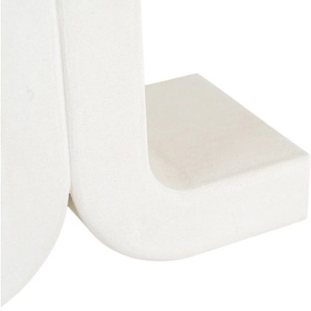 Console design blanche aux formes...
