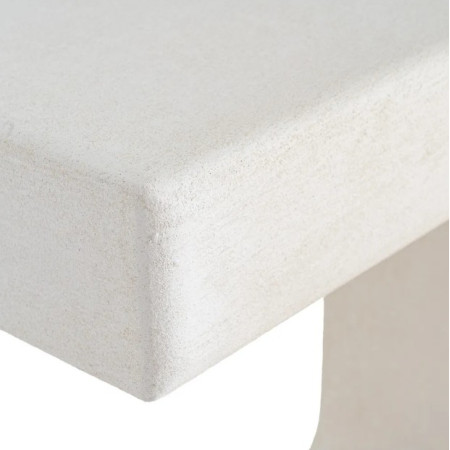 Console design blanche aux formes...