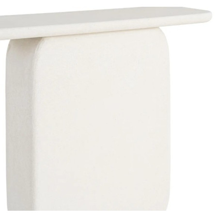 Console design blanche moderne – 100 cm