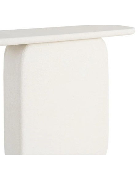 Console design blanche moderne – 100 cm