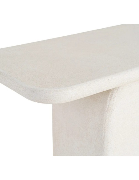Console design blanche moderne – 100 cm