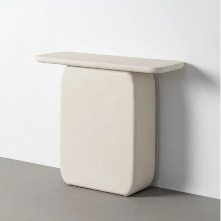 Console design blanche moderne – 100 cm