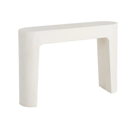 Console design blanche aux formes...