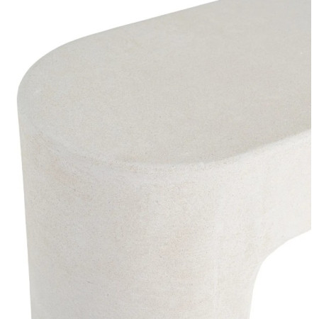 Console design blanche aux formes...