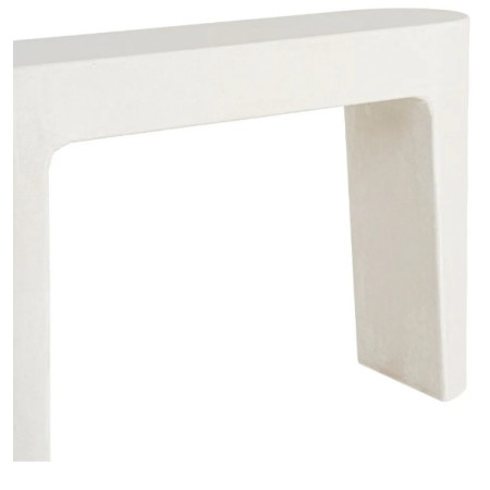 Console design blanche aux formes...
