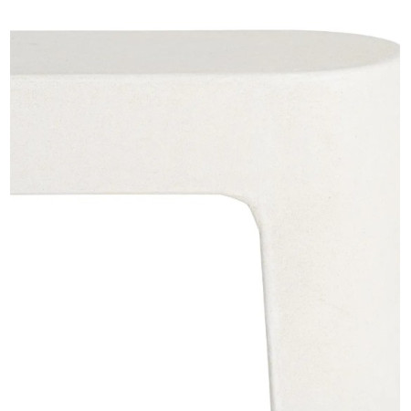 Console design blanche aux formes...