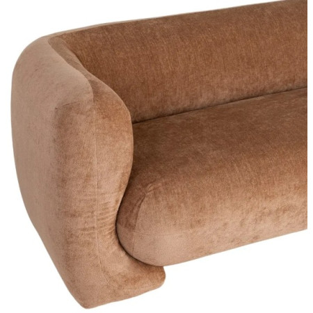 Canapé arrondi 3 places en tissu –...
