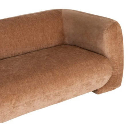 Canapé arrondi 3 places en tissu –...