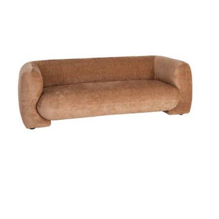Canapé arrondi 3 places en tissu –...