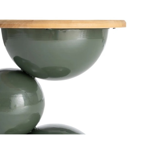 Bout de canapé design en bois et...
