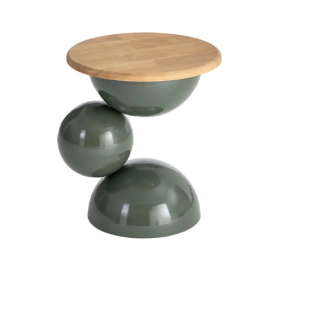 Bout de canapé design en bois et...