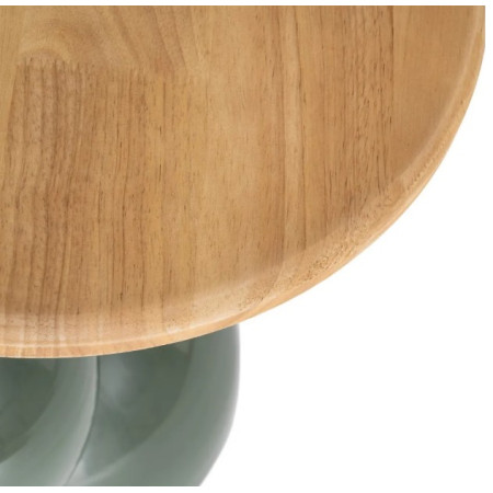 Bout de canapé design en bois et...