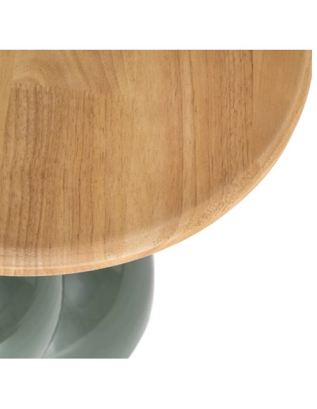 Bout de canapé design en bois et métal – 2 coloris